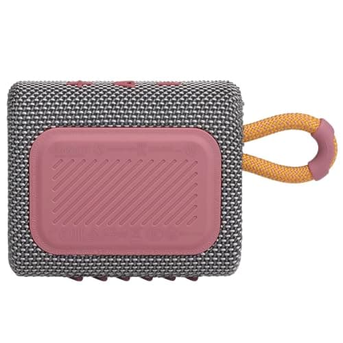JBL Go 3 - Portable Mini Bluetooth Speaker, big audio and punchy bass, IP67 waterproof and dustproof, 5 hours of playtime, speaker for home, outdoor and travel (Grey) 8