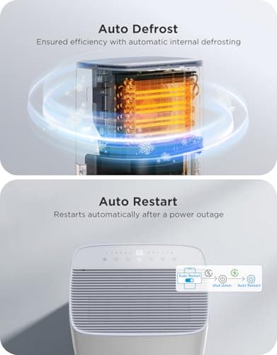 GoveeLife Dehumidifier for Home 4,500 Sq.Ft, 50 to 137 Pint Smart Auto Humidity Control, Drain Hose, 2.0Gal Bucket, Compressor Dehumidifiers for Basement with Auto Shut Off, Bathroom, Garage, w/WiFi 7