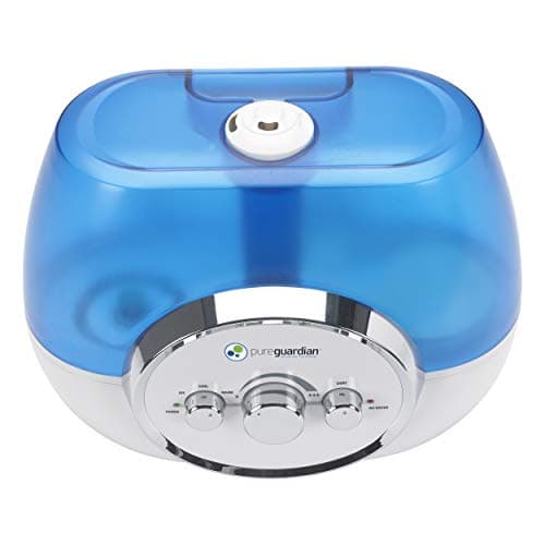PureGuardian H1510 Ultrasonic Warm and Cool Mist Humidifier for Bedrooms, Quiet, Filter-Free, 11L Output Up to 100 Hr Run Time, 1.5 Gal Treated Tank Surface Resists Mold, Pure Guardian Room Humidifier 13