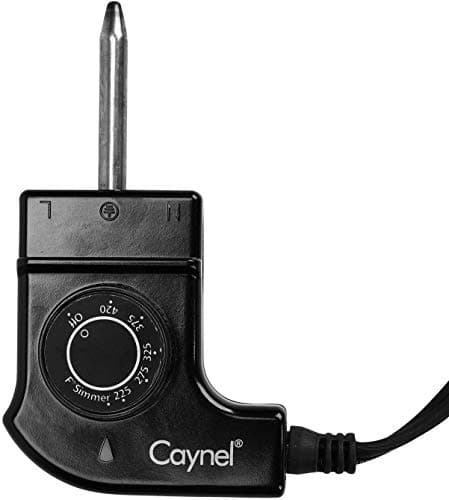 Caynel Professional Non-stick Copper Electric Skillet Jumbo, Deep Dish with Tempered Glass Vented Lid, Upgrade Thermostat, 16”x 12”x 3.15”- 8 quart (16 * 12 Black) 6