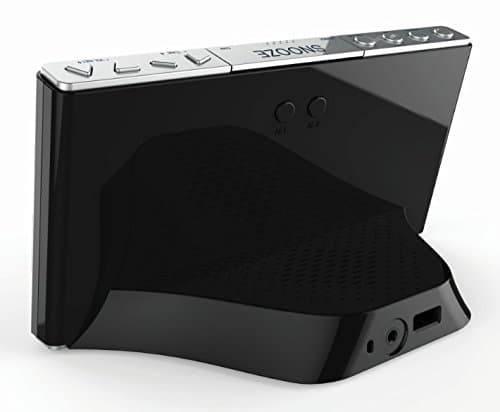 Emerson Smartset Sound Therapy Alarm Clock Radio with White Noise/Nature Sounds 1.8" LED Display Black/Blue, ER100105 8