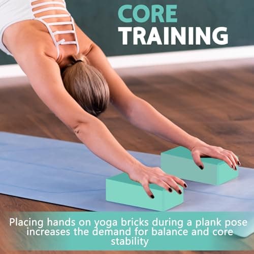 MBHKRRS 9"x6"x3" Yoga Blocks, Soft Non-Slip Surface Premium Foam Blocks, Supportive, Lightweight, Odor Resistant, Yoga Accessories for Pilates Meditation General Fitness Stretching Toning (Fruit Orchid-1 Pack) 6