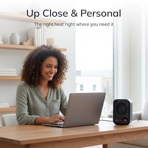 Lasko MyHeat Personal Space Heater, Compact, Black 4