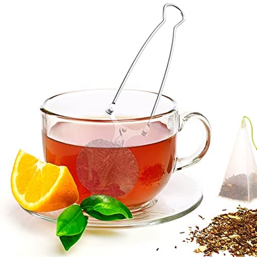 Snap Ball Tea Strainer, Exptolii 3 Pack Stainless Steel Tea Infuser Filter with Handle for Loose Leaf Tea, Spices, Seasonings 7