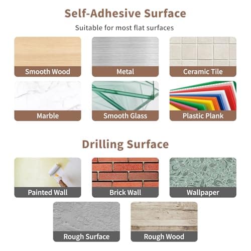 Paper Towel Holder Under Cabinet - 1 Pack Matte White, Self-Adhesive or Drilling Mount, Sturdy Stainless Steel Space-Saving Rack for Kitchen, Bathroom, RV, Rental-Friendly Design 6