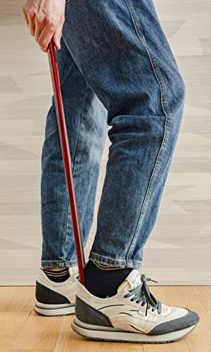 Luxdecor Long Handled Wooden Shoehorns-15in/24in/31.5in Wooden Long Handle Shoe Horn for Seinors Men Boot Jack Shoe Helper 6