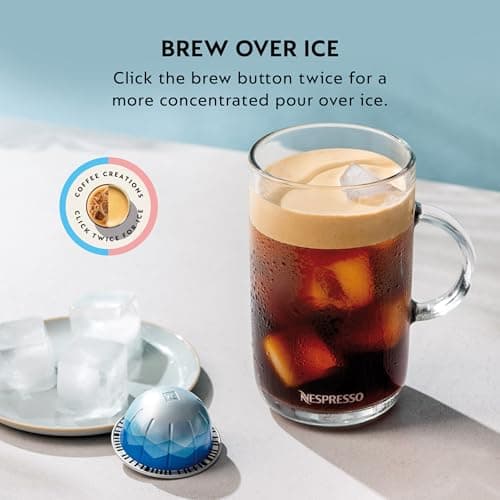 Nespresso Vertuo Next Deluxe Coffee and Espresso Maker, Pure Chrome with Aeroccino Milk Frother,1.1 liter, Black,Dark Chrome 7