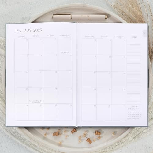 Beautiful 2025 Daily Planner - 7" x 10" Planner for Women or Men with Weekly & Monthly Spreads for Easy Planning - Beautiful Calendar Book to Organize Tasks and Boost Productivity 8