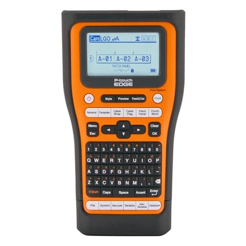 Brother PT-E510VP P-Touch Edge Handheld Industrial Label Printer with Dual auto Cutter and USB-C (up to 24mm Labels)