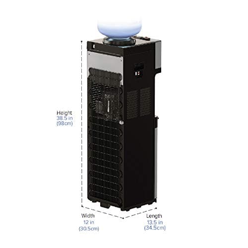 Brio Limited Edition Top Loading Water Cooler Dispenser - Hot & Cold Water, Child Safety Lock, Holds 3 or 5 Gallon Bottles - UL/Energy Star Approved 5