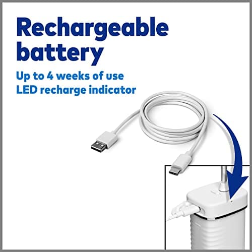 Waterpik Cordless Slide Professional Water Flosser, Portable Collapsible for Travel and Storage, with Travel Bag and 4 Tips, ADA Accepted, Rechargeable and Waterproof, White WF-17CD010-1 7