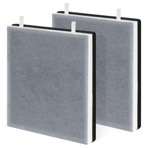 Fil-fresh Vital 100 Replacement Filter Compatible with LEVOIT Vital 100 Air Purifier, 3-in-1 True HEPA Filter with Activated Carbon Filter, Reduce Dust, Pollen, Odor, and Smoke, 2-Pack