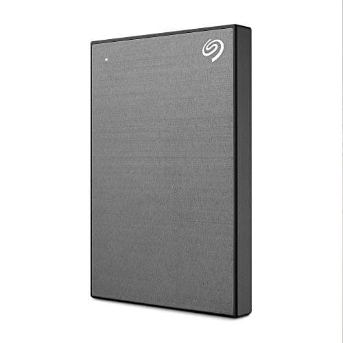 Seagate One Touch, 2TB, Portable External Hard Drive, PC Notebook & Mac USB 3.0, Space Grey,STKB2000405