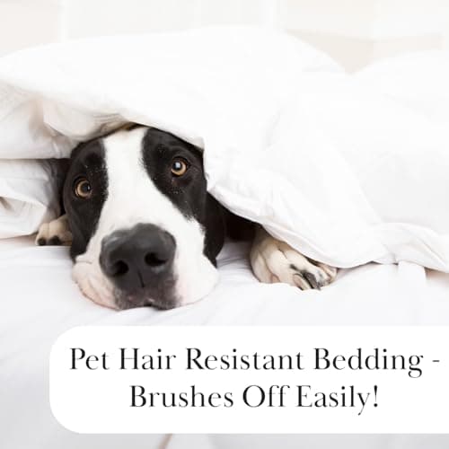 Southshore Fine Living, Inc. Twin Comforter/Duvet Insert, Down-Alternative White Twin/XL Comforter, Soft, Fluffy Comforters, Easy Care, Wrinkle Free, Pet Hair Resistant Bedding, Bright White 6