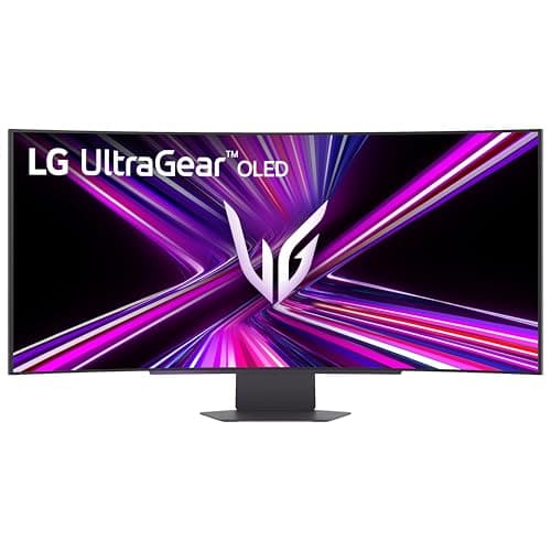 LG 45GX900A-B 45-Inch Ultragear WQHD (3440 x 1440) OLED Curved Gaming Monitor, 240Hz, 0.03ms, NVIDIA G-Sync, VESA DisplayHDR True Black 400, HDMI 2.1, DisplayPort, USB Type-C PD 65W, Black 14