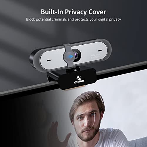 NexiGo N660P 1080P 60FPS Webcam with Software Control, Dual Microphone & Cover, Autofocus, HD USB Computer Web Camera, for OBS/Gaming/Zoom/Skype/FaceTime/Teams/Twitch 6