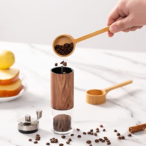 Bamboo Coffee Scoop Long Handle 10g Measuring Scoop for Deep Jars and Containers 5