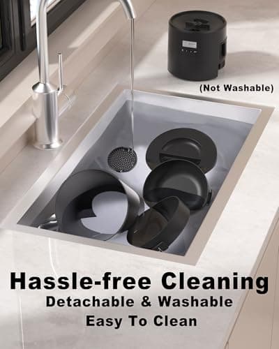 Dual Automatic Cat Feeder 2 Cats,6 Meals/Day,12 Portions/Meal,4.2L Dual Power Double Bowls Feeder,Dry Food Auto Pet Dispenser,10S Voice Record,Flexible Schedule Timer (Black,Basic Dual Bowls) 9