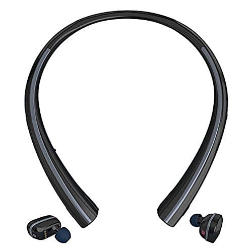 LG TONE FREE HBS-F110 Wireless Bluetooth Earbuds with Charging Neckband – Black 5