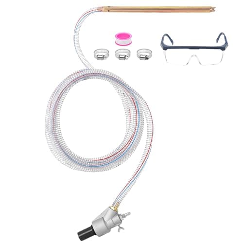 RIDGE WASHER Pressure Washer Sandblasting Kit, Dustless-Wet Sand Blaster for Pressure Washers, 5000 PSI, 8.0 GPM, 1/4 Inch Quick Connect