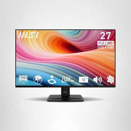 msi PRO MP271A E2 27-inch IPS 1920 x 1080 (FHD) Gaming Office Monitor, 120Hz, Free-Sync, HDMI, DisplayPort, VGA Port, VESA Mountable, Tilt, Speaker, 4-Side Slim Bezel 1ms, Black 8