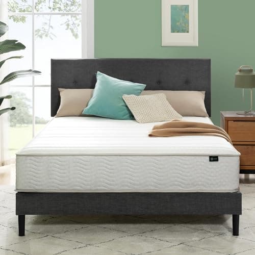 Zinus 10 Inch Foam and Spring Hybrid Mattress [New Version], Full, Fiberglass Free, Medium Firmness, Durable Support, Certified Safe Foams & Fabric, Mattress in A Box