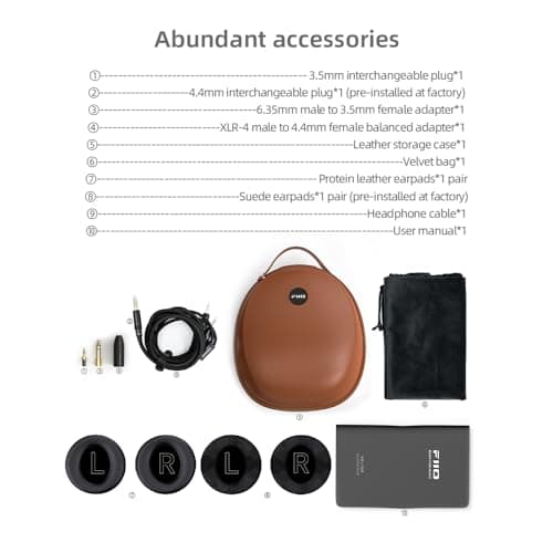 FiiO FT5 90mm Open Planar Magnetic Headphones 10