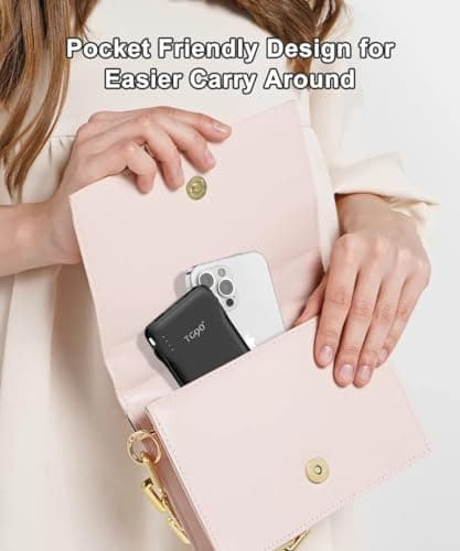 TG90° Portable Charger with Cords Only 10000mAh Power Bank with Built in Cables(No Plug) Battery Backup Cell Phone External Battery Pack Compatible with iPhone 17 16 15 14 13 12 Samsung Google iPad 6