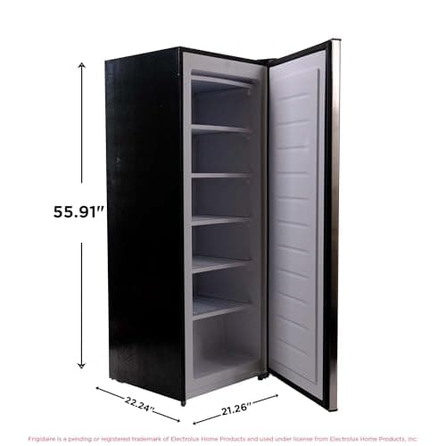 Frigidaire EFRF694, 6.5 cu ft, Upright Freezer, Platinum Series, Stainless steel 6