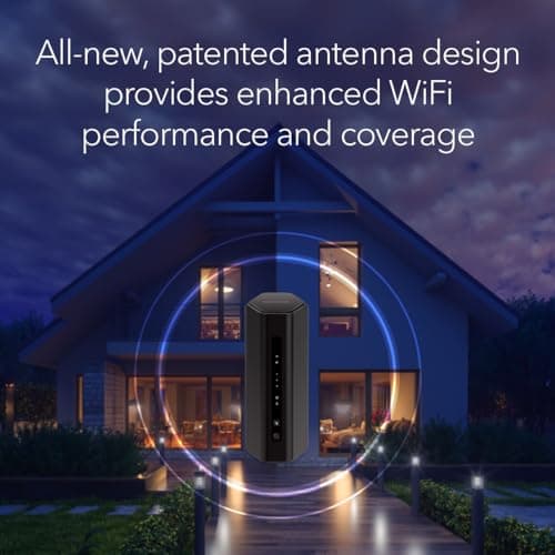 NETGEAR Nighthawk Dual-Band WiFi 7 Router (RS140) - Router Only, BE5000 Wireless Speed (up to 5.0 Gbps) - Covers up to 2,250 sq. ft., 80 Devices - 2.5 Gig Internet Port – Free Expert Help 7