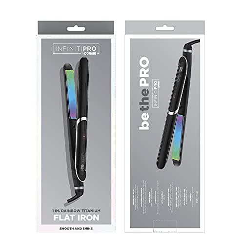INFINITIPRO BY CONAIR Rainbow Titanium Flat Iron, 1-inch 6