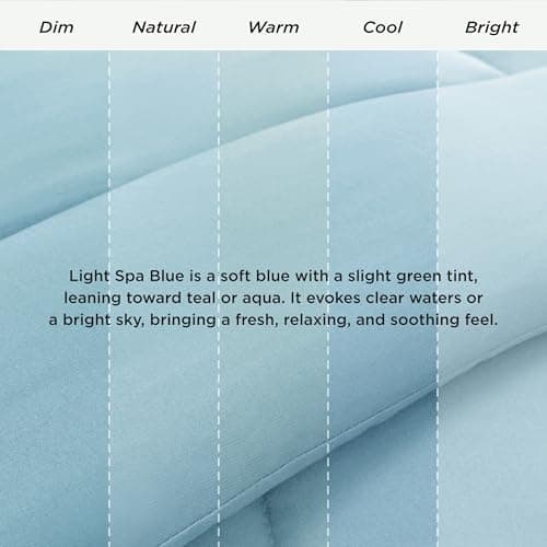 Bedsure Comforter Duvet Insert - Quilted Comforters Twin XL Size, All Season Duvet, GentleSoft Down Alternative Bedding, with 8 Tabs, Gifts for Women/Men, Light Spa Blue, Twin XL 92 x 68 Inches 9