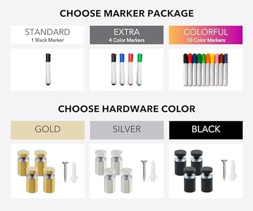 FAMILY NAME CALENDAR Personalized Acrylic Wall Calendar - Personalized Calendar 2026, Horizontal Wall Calendar, Monthly and Weekly Calendar, Housewarming Gift, Goals, To Do 5