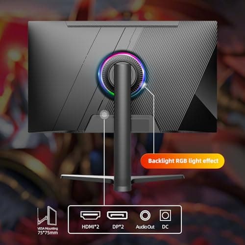 CUNPU 32 Inch 4k Gaming Monitor, 144Hz UHD Fast IPS Panel, 1ms GTG, sRGB 120%,10 Bit, Gsync & FreeSync, Support Xbox PS5 4k 120Hz VRR ALLM, HDMI 2.1,DP 1.4, Height/Vertical Adjustment 7