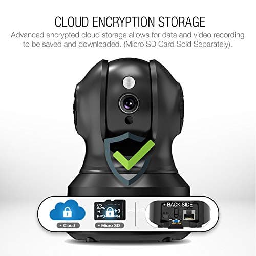 TETHYS Wireless Security Camera 1080P Indoor [Work with Alexa] Pan/Tilt WiFi Smart IP Camera Dome Surveillance System w/Night Vision,Motion Detection,2-Way Audio,Cloud for Home,Business, Baby Monitor 6