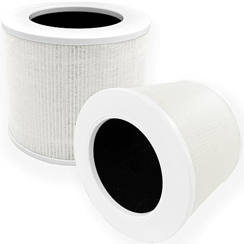 Core Mini-P Replacement Filter for LEVOIT Core Mini Air Purifier, High-Efficiency Activated Carbon, 3-in-1 HEPA, Part Core Mini-RF, 2 Pack
