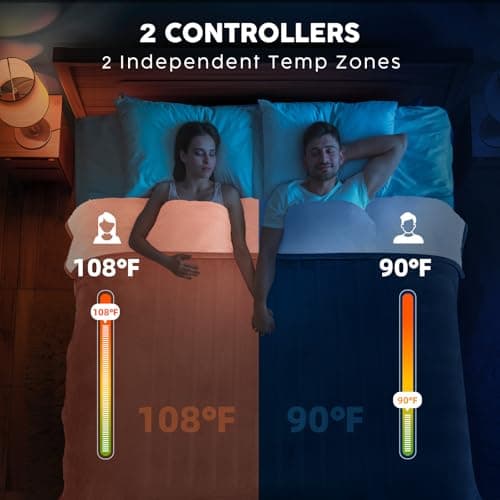 HYLEORY Heated Electric Blanket Throw 50"x60" Soft Fleece & Flannel with 5 Heating Levels & 3 Hours Timer Auto Shutt Off, ETL Certified, Washable，Heated Blanket for Body-Dark Grey 8