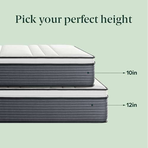 ZINUS 12 Inch True Support Hybrid Mattress [New Version], King, Fiberglass Free, Medium Feel, Motion Isolation, Certified Safe Foams & Fabric, Mattress in A Box 8