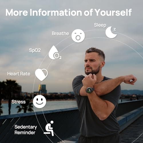 mibro GS Active2 Running GPS Smartwatch with 46mm AMOLED, Lightweight and 15-Day Battery, Supports Training Guidance and Dual-Band GNSS, 150+ Sport Modes (Dark Gray) 9
