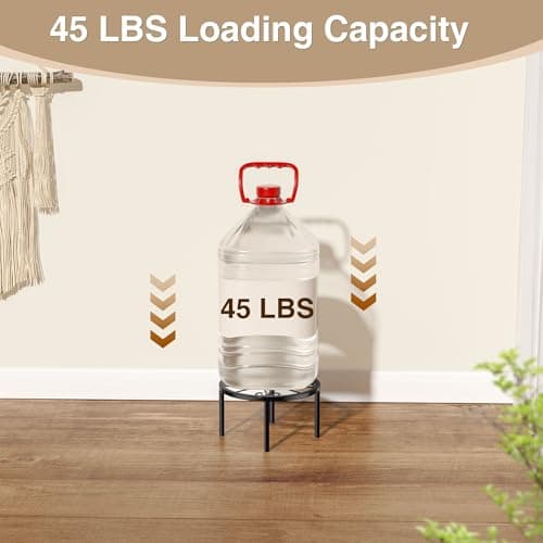 6.7 IN Plant Stand 1 PIC Metal Flower Pot Holders Indoor Tall 3.5'' Plant Rack Plant Riser Plant Shelf Accessories For Living Room Balcony Round Black 8