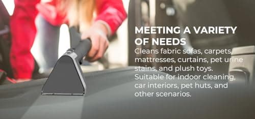 Rosewill Multi-Purpose Portable Carpet and Upholstery Cleaner, Powerful Suction 11 Kpa Spot Cleaner, 450W Motor, Car and Auto Detailer, Stain and Spot Remover; Versatile Use: Carpet, Sofa, Pet Hair 5