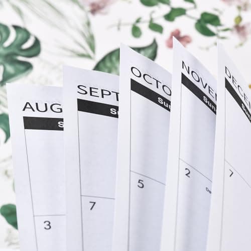 Lily of the Valley 2024-2026 Two-Year Monthly Planner - 9" x 11", Flexible Cover, Pockets, Thick Paper 8