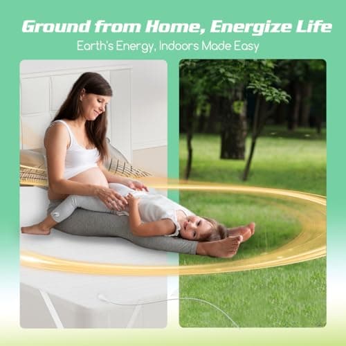 Grounding Pillowcase King with 10% Silver Fiber Conductive Grounding Pillow Case 20x36in Silver Fiber Improve Sleep Anxiety Relief Gray 1pc 8