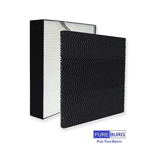 PUREBURG Replacement Filter Set Compatible with DAIKIN MCB50YSAU MC55W Air Purifier,H13 True HEPA Deodorization Carbon Air Clean Dust VOCs Odor 6