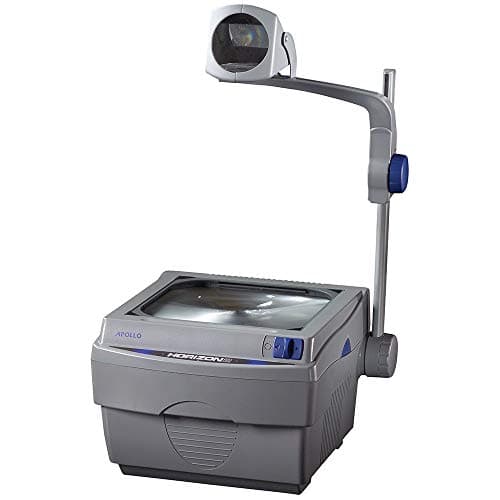 Apollo Overhead Projector, Horizon 2, 2000 Lumen Output, 10" x 10", Closed Head (V16002M), Gray