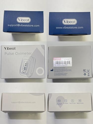 Bluetooth Fingertip Pulse Oximeter, Vibeat SPO2 Monitor with Vihealth APP, Portable Finger Oxygen Sensor with Pulse Rate, Batteries and Lanyard Included, Black 8