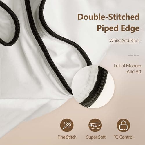 Lightweight White Goose Down Comforter King Size - All Season Luxury Down Duvet Insert Hotel Bedding Comforters Oeko Certified 480 Thread Count High Fill Power - King 106x90 Inches 8