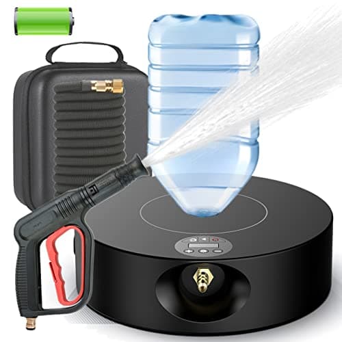 Electric Pressure Washers,Cordless Power Washer,230PSI Portable Car Washer Machine with 3.5m Hose and high Pressure Water Gun,Water Pump for Cleaning Car Wash/Fences/Patios/Garden/Pet Bathing