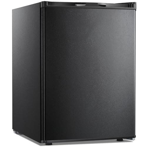 Kismile 2.1 Cu.ft Compact Upright Freezer with Reversible Single Door,Removable Shelves Mini Freezer with Adjustable Thermostat for Home/Kitchen/Office (2.1 Cu.ft, Black)