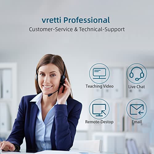 vretti Shipping Label Printer, 4x6 USB Desktop Barcode Label Printer for Small Business & Shipping Packages Compatible with Mac, Windows, Linux, UPS, USPS 5